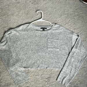 Cropped Long Sleeve Top